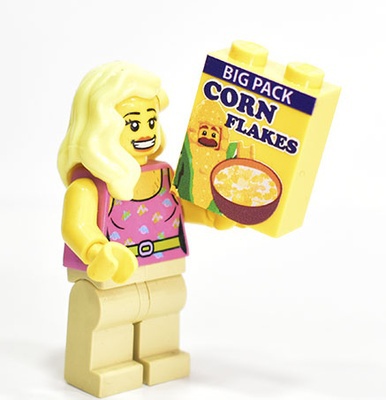 Brick 1x2x2  Corn Flakes