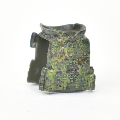 6B45 "Ratnik" vest with holster. pixel camo with patch V2