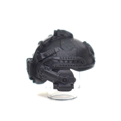 Helmet with headphones, black V1