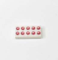 Tile 1 x 2  "Pills"
