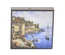 Tile, 2 x 2 with painting "City by the sea"