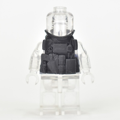 6B45 "Ratnik" vest with holster. black