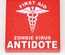 Tile 2 x 2 "Zombie virus antidote"