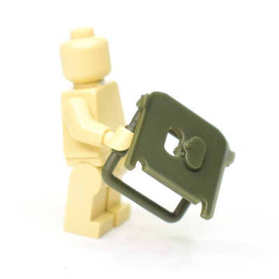 Russian field shield v 1915. For LEGO figures