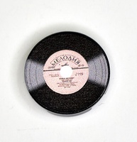 Tile Round 2x2 with print vinyl record 4