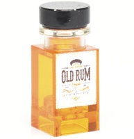 Bottle with print "OLD RUM"