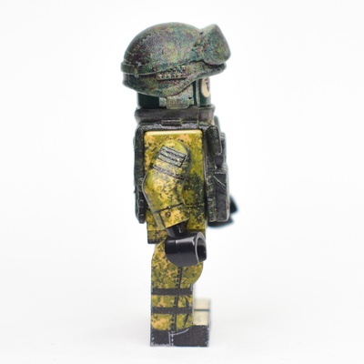 Russian soldier in 6Sh122 camouflage suit, with helmet and vest. (not LEGO)