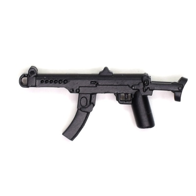 PPS43 submachine gun for LEGO minifigures with extended stock. G BRICK DESIGN