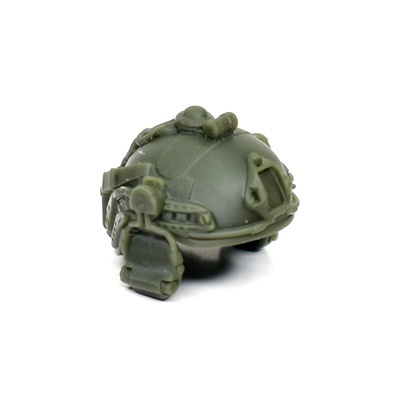 Combat helmet with vertical  headphones DG