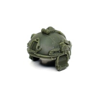 Combat helmet with vertical  headphones DG