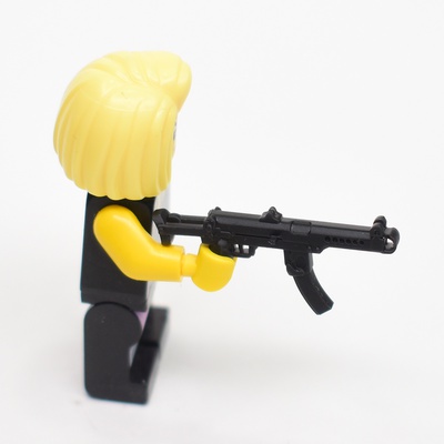 PPS43 submachine gun for LEGO minifigures with extended stock. G BRICK DESIGN