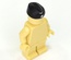 GERMAN WWII Side Cap M40 with ss insignia for lego minifigures. Black