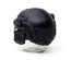 Helmet with vertical headphones, black V3