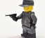 Luger pistol for lego figures