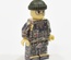 military knitted hat for lego figures dark-green