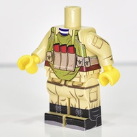 Afghan Soviet, tan, 6b2 vest, boots, LEGO Legs and torso