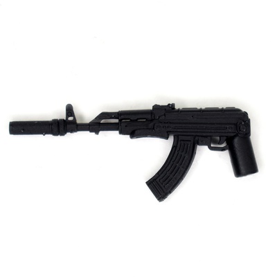 Automatic Rifle series M with folded stock and silencer for LEGO figures