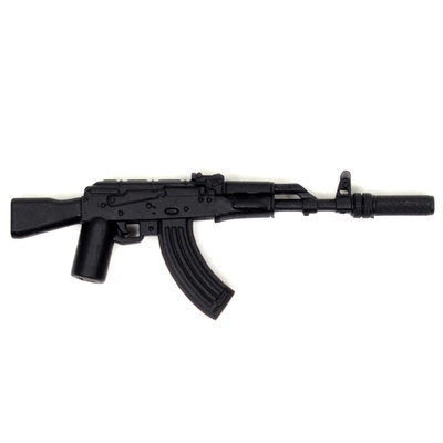 Automatic Rifle series M with silencer for LEGO figures