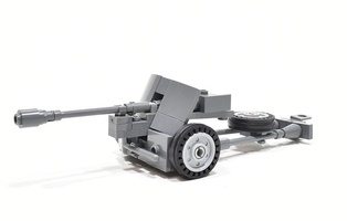 PAK 38 Anti-Tank Gun Model built from Lego parts