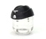 GERMAN WWII Side Cap M40 with ss insignia for lego minifigures. Black