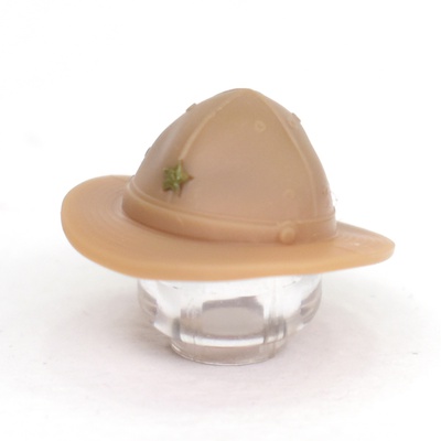 Soviet Army Summer Sand Afghanka hat Panama with field khaki star.
