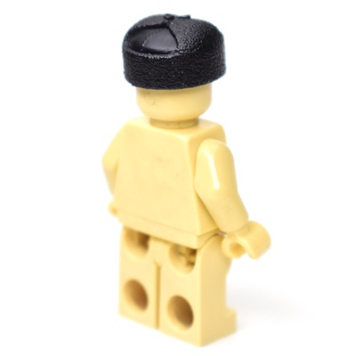 WWII Ushanka hat for LEGO figures. Black