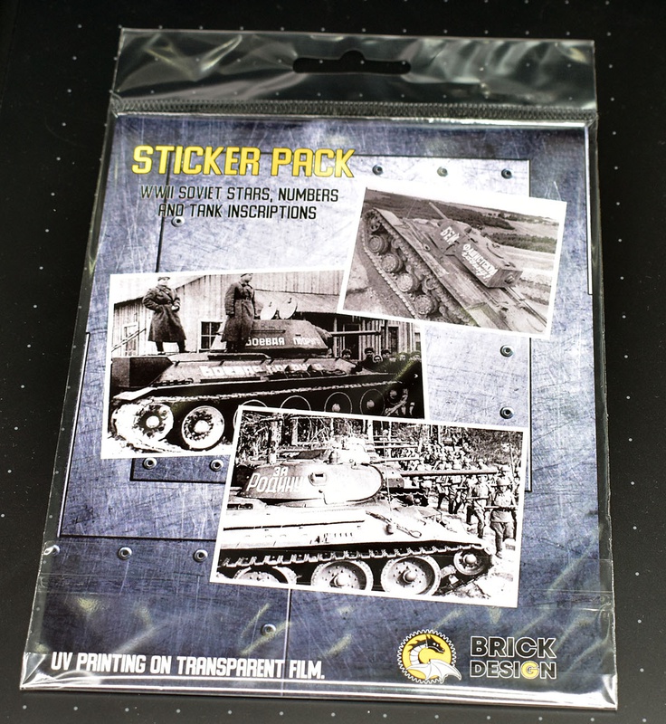 Sticker pack "WWII SOVIET Stars, numbers and tank incriptions" 