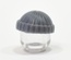 military knitted hat for lego figures dark-grey