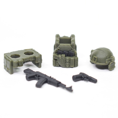 Equipment pack E001DG for LEGO figures.