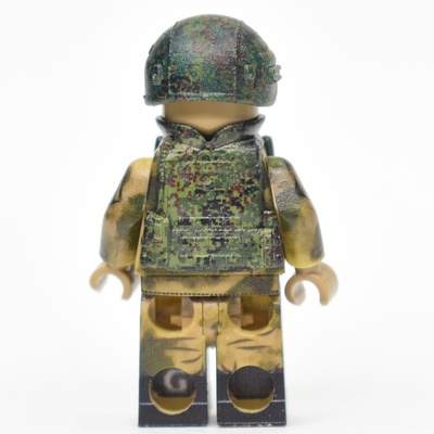 Russian Soldier in Moss camo with Ratnik helmet and vest (not LEGO)