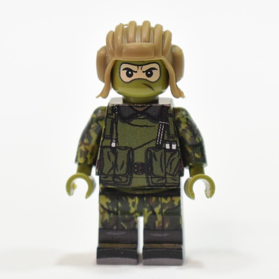 Tanker's helmet TSh-4M for lego figures dark-tan