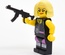PPS43 submachine gun for LEGO minifigures with extended stock. G BRICK DESIGN