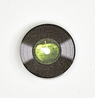 Tile Round 2x2 with print vinyl record 2