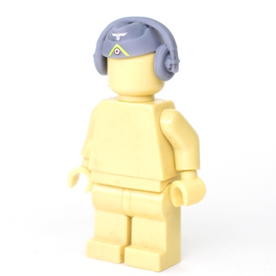 WW2 German Army Signal Overseas Cap  With headphones. For LEGO figures.
