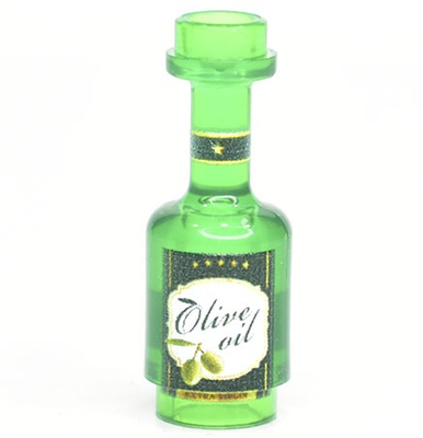 Utensil Bottle with print "Olive Oil"