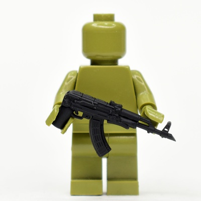 Automatic Rifle series M with folded stock for LEGO figures