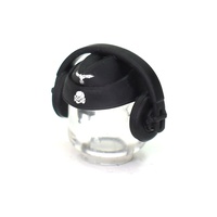 GERMAN WWII Side Cap M40 with ss insignia and headphones for lego minifigures.