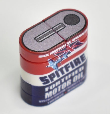 Spitfire motor Oil. consist of 6 printed parts.