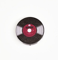 Tile Round 2x2 with print vinyl record 1
