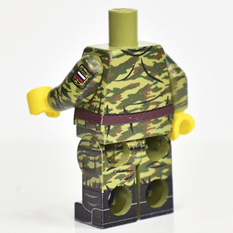 Russian Soldier summer uniform camo VSR-98 Flora. Legs and torso  3 side printed arms