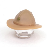 Soviet Army Summer Sand Afghanka hat Panama with field khaki star.
