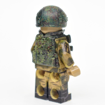 Russian Soldier in Moss camo with Ratnik helmet and vest (not LEGO)