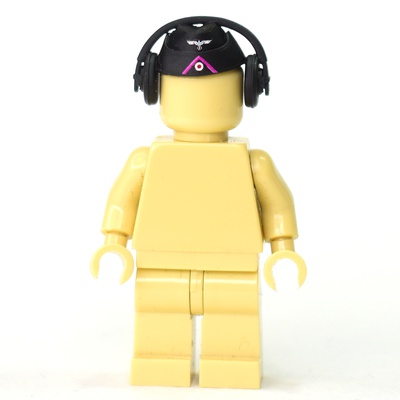 GERMAN WWII Side Cap. With headphones. For LEGO figures.