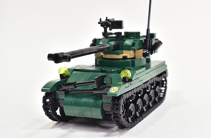 Amx 13 Sm1 Light Tank Model Built From Lego Parts Gamebrick Store