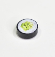 Tile 1 x 1 round "Cucumber Sushi Roll"