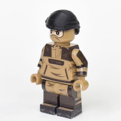 LShZ helmet for LEGO figures black