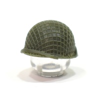 WWII US WW2 M1 Helmet with Net Cover for lego figures