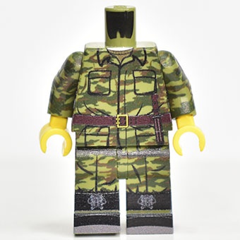 Russian Soldier summer uniform camo VSR-98 Flora. Legs and torso  3 side printed arms