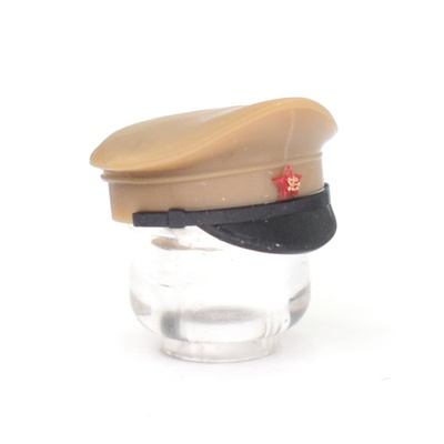 RKKA cap for LEGO figures with early star hammer and plow