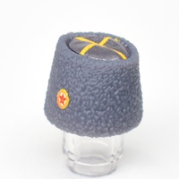 Papakha Fur Hat for Red Army Colonel with Cockade 1956 for lego minifigures
